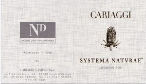 Cachemire naturel tricoté par Cataleya