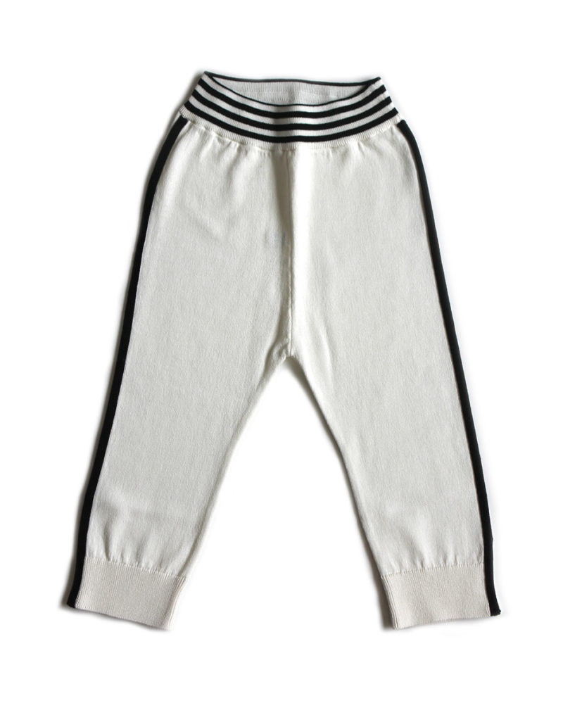 White kids legging - 100% cashmere Cataleya