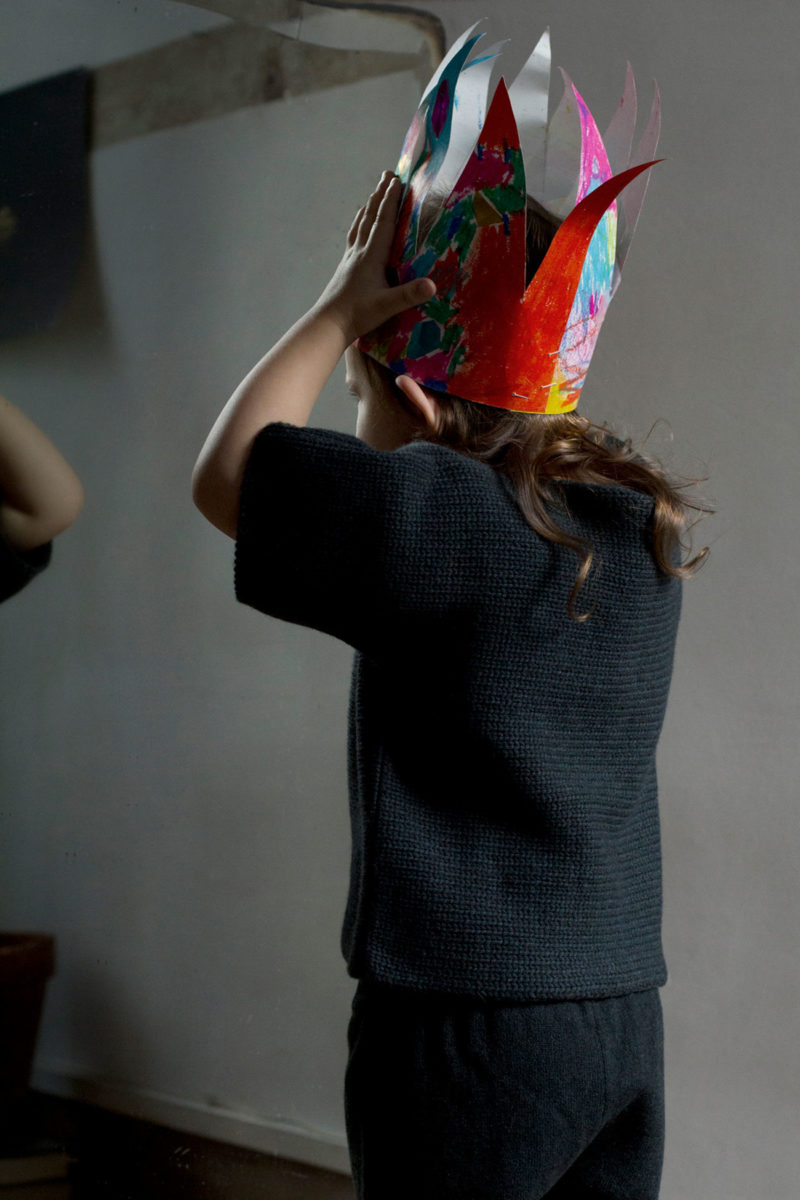 Pull enfant en cachemire.