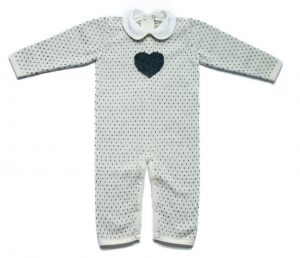 Body bébé blanc - 100% cachemire Cataleya